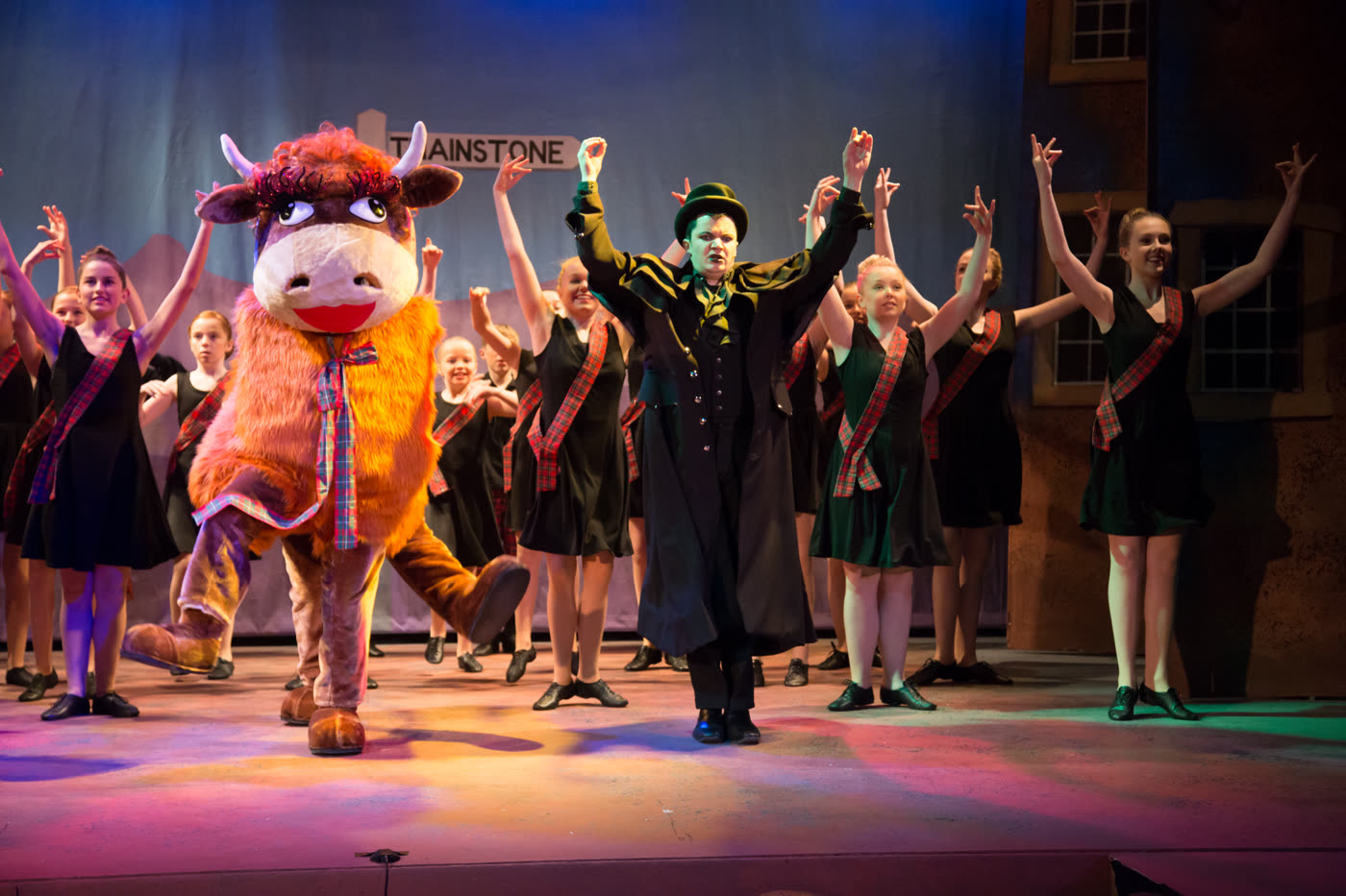 A scene from Jack and the Beanstalk, 2014