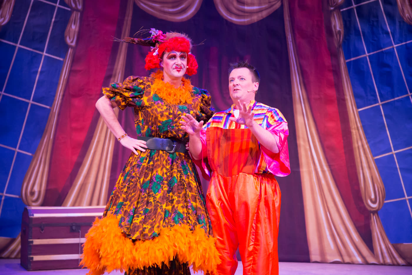A scene from Puss in Boots, 2016